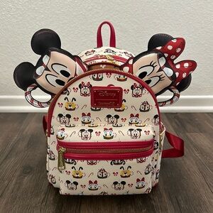 Disney Hot Cocoa Loungefly Backpack & Ear Headband